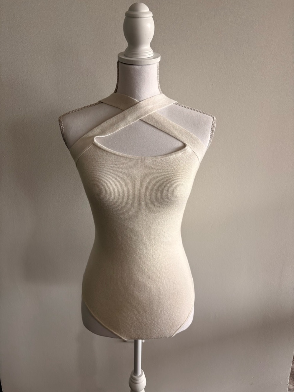 Abercrombie & Fitch Cream Knit Top (Skirt NOT included)